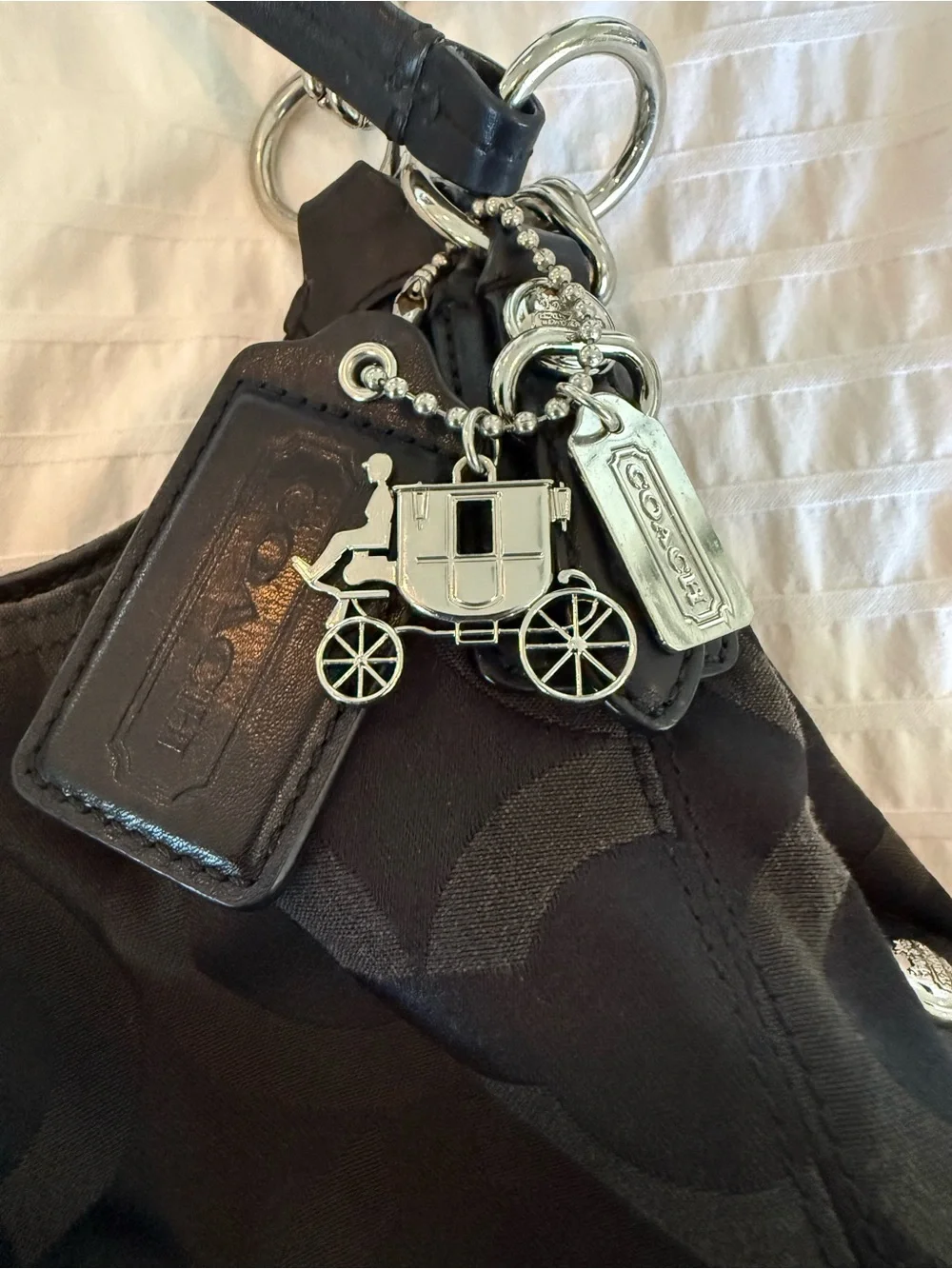 Vintage Coach Mia Opt Art Sateen Maggie Shoulder Bag